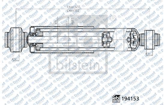 FEBI 194153 Arka Amortisor Master Iii - Movano 10>